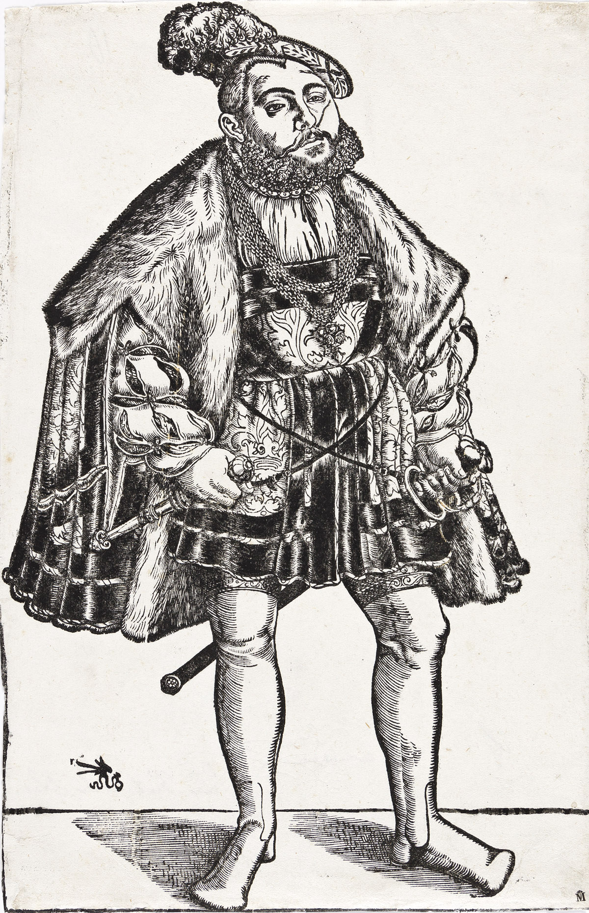 LUCAS CRANACH, THE YOUNGER John Frederick I the Magnanimous, Elector of Saxony.